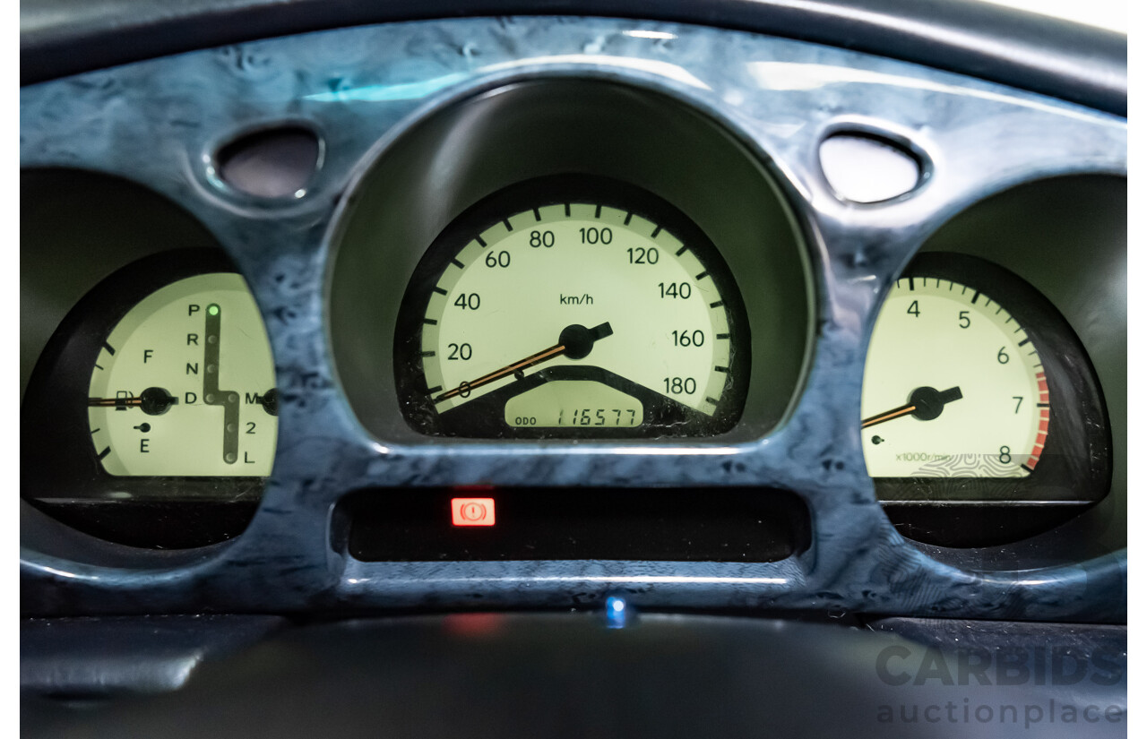 08/2000 Toyota Aristo JZS161 V300 Vertex Edition 4d Sedan Silver Twin Turbo 2JZ 3.0L - 11/2021 Import