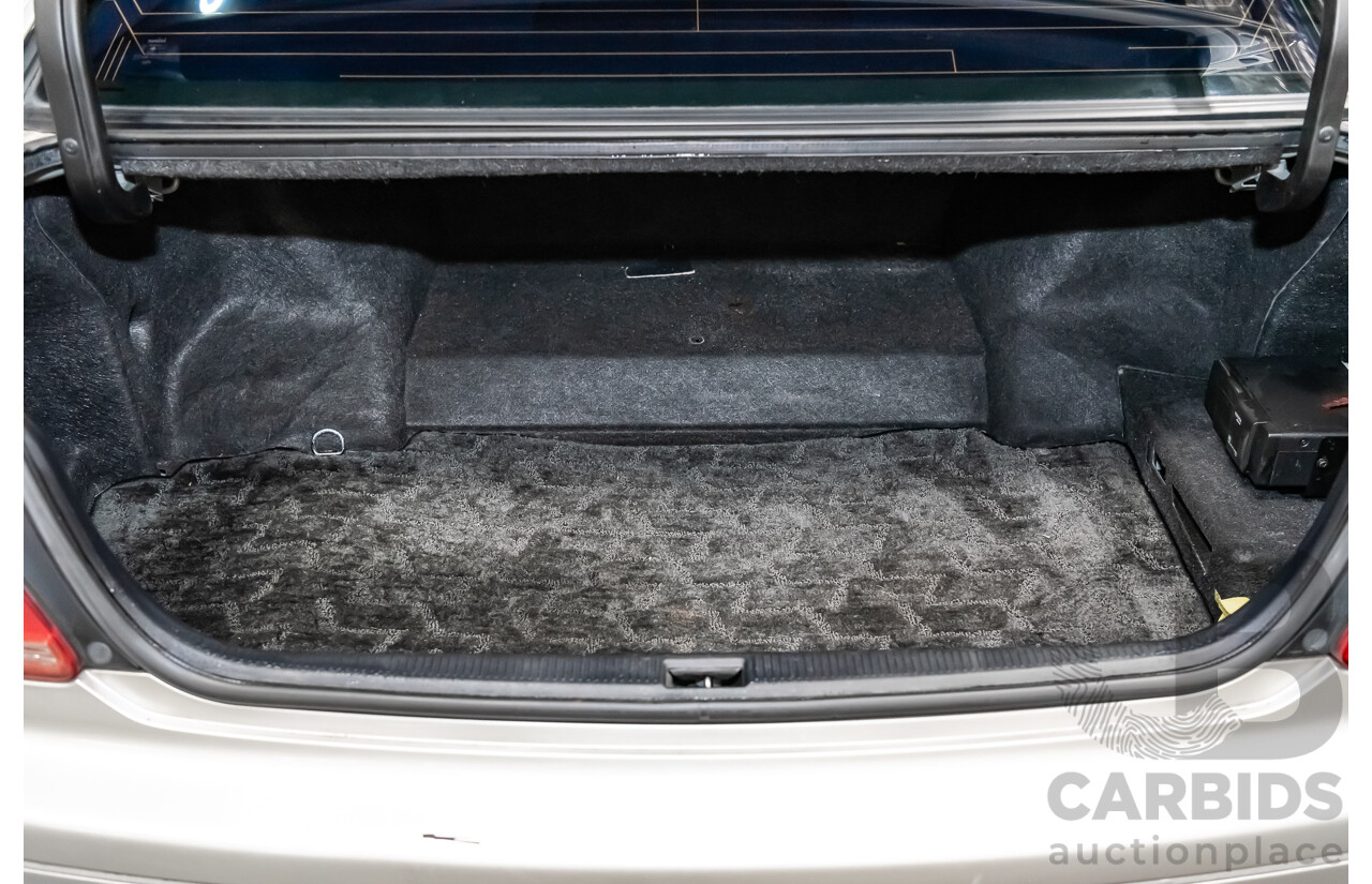 08/2000 Toyota Aristo JZS161 V300 Vertex Edition 4d Sedan Silver Twin Turbo 2JZ 3.0L - 11/2021 Import