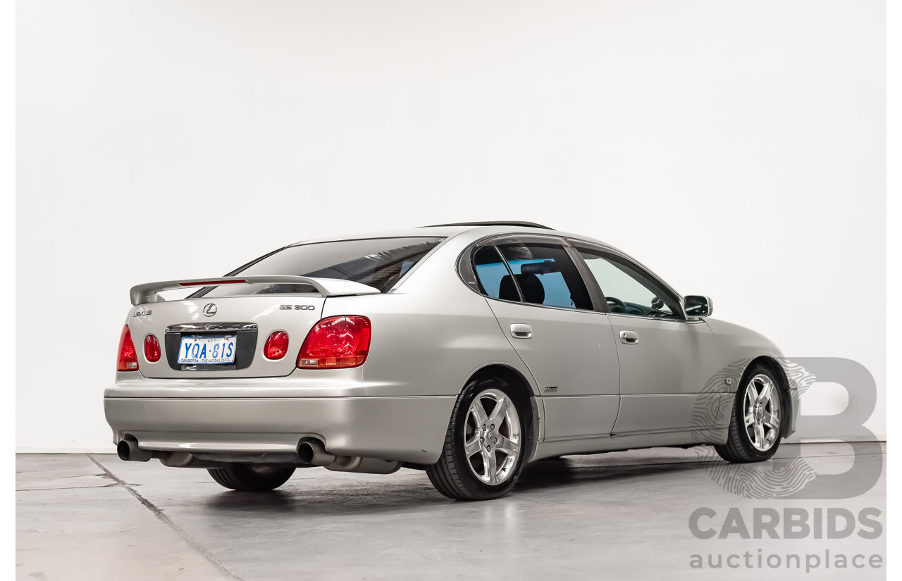 08/2000 Toyota Aristo JZS161 V300 Vertex Edition 4d Sedan Silver Twin Turbo 2JZ 3.0L - 11/2021 Import