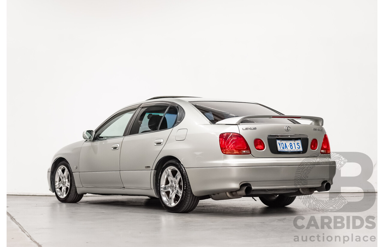 08/2000 Toyota Aristo JZS161 V300 Vertex Edition 4d Sedan Silver Twin Turbo 2JZ 3.0L - 11/2021 Import