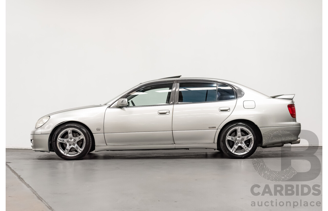 08/2000 Toyota Aristo JZS161 V300 Vertex Edition 4d Sedan Silver Twin Turbo 2JZ 3.0L - 11/2021 Import