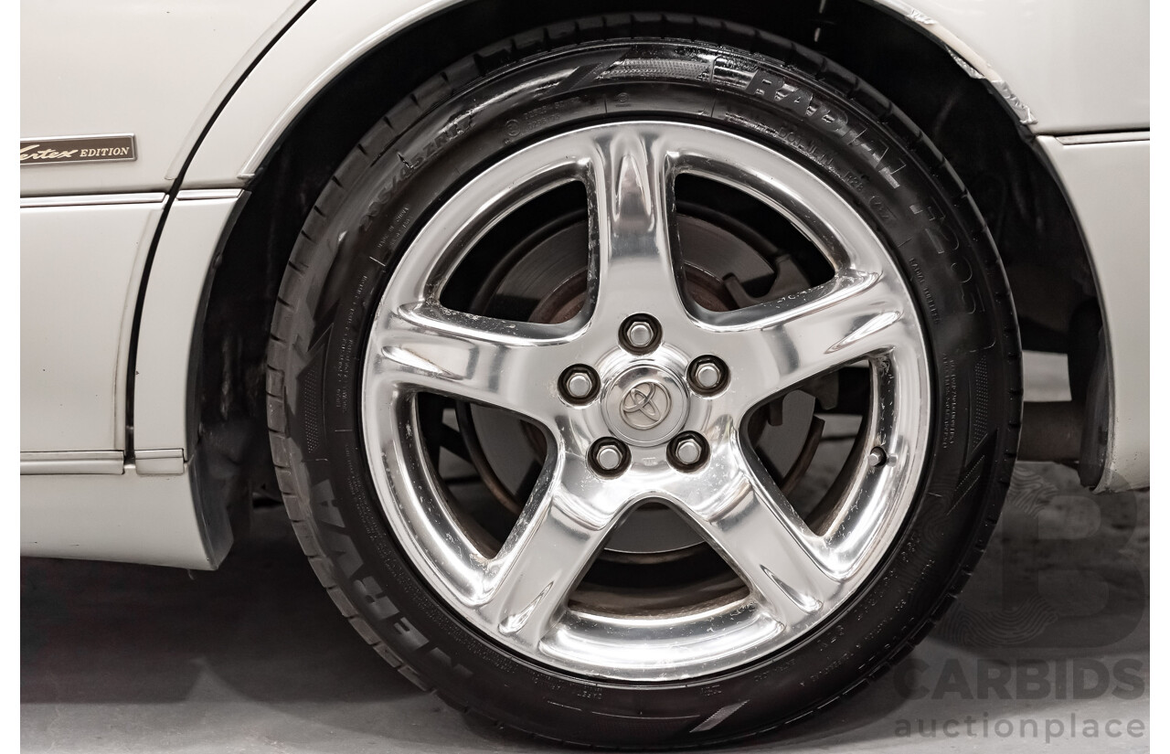 08/2000 Toyota Aristo JZS161 V300 Vertex Edition 4d Sedan Silver Twin Turbo 2JZ 3.0L - 11/2021 Import