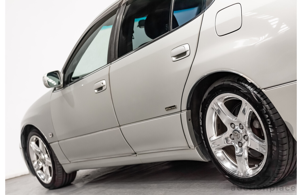 08/2000 Toyota Aristo JZS161 V300 Vertex Edition 4d Sedan Silver Twin Turbo 2JZ 3.0L - 11/2021 Import