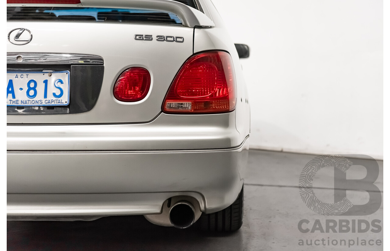 08/2000 Toyota Aristo JZS161 V300 Vertex Edition 4d Sedan Silver Twin Turbo 2JZ 3.0L - 11/2021 Import