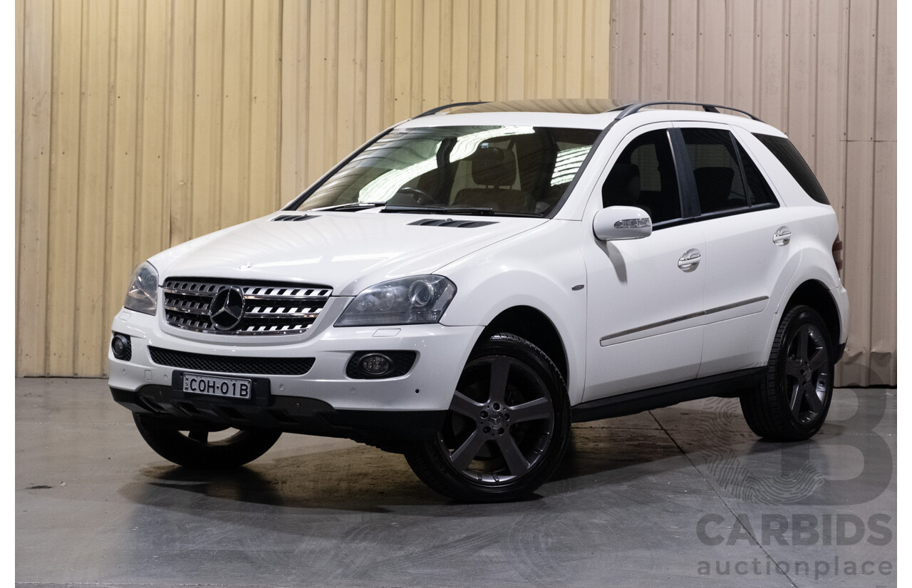 7/2008 Mercedes Benz ML320 CDI Edition 10 (4x4) W164 MY08 4d Wagon White Turbo Diesel V6 3.0L