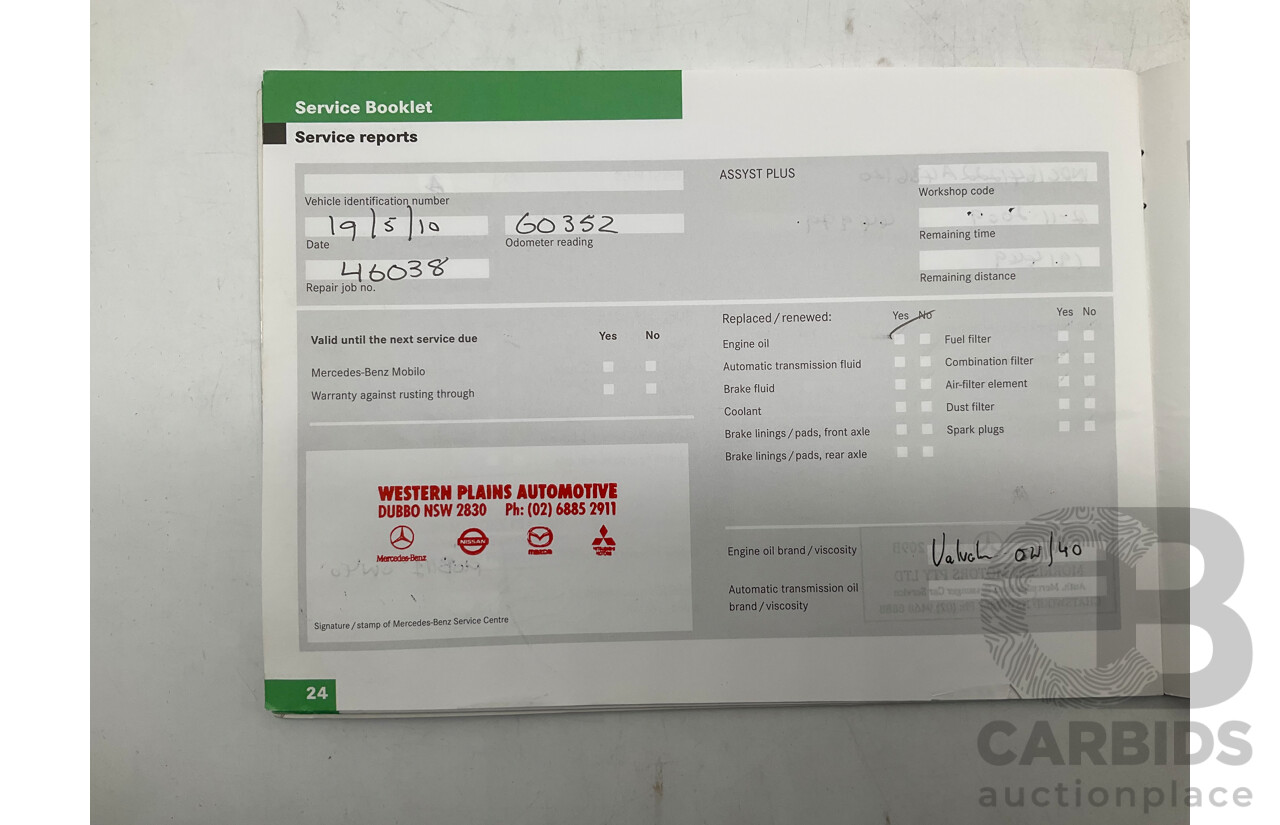 7/2008 Mercedes Benz ML320 CDI Edition 10 (4x4) W164 MY08 4d Wagon White Turbo Diesel V6 3.0L