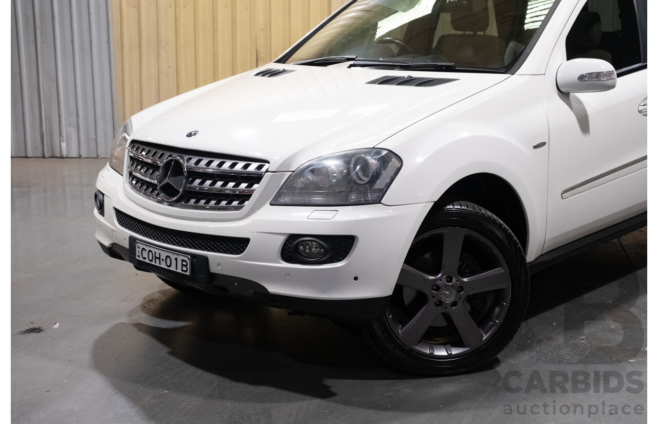 7/2008 Mercedes Benz ML320 CDI Edition 10 (4x4) W164 MY08 4d Wagon White Turbo Diesel V6 3.0L