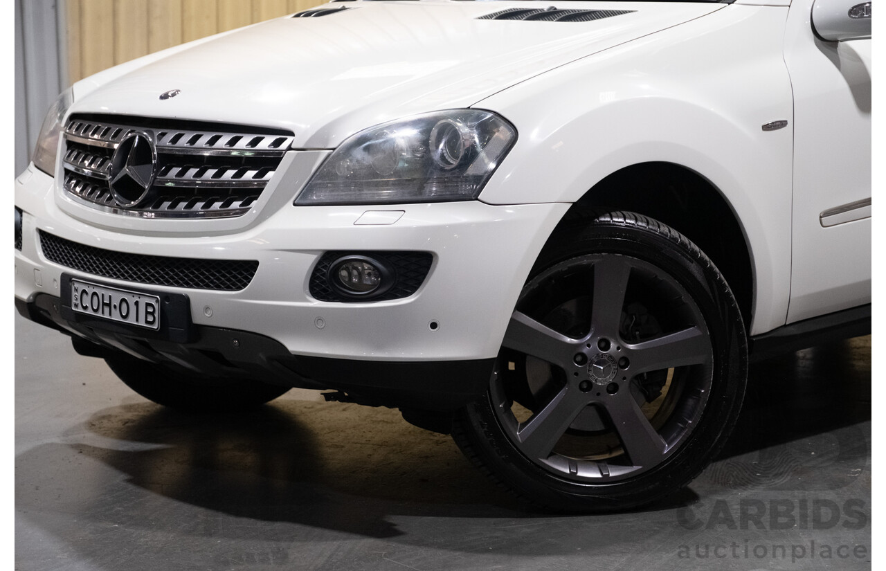7/2008 Mercedes Benz ML320 CDI Edition 10 (4x4) W164 MY08 4d Wagon White Turbo Diesel V6 3.0L