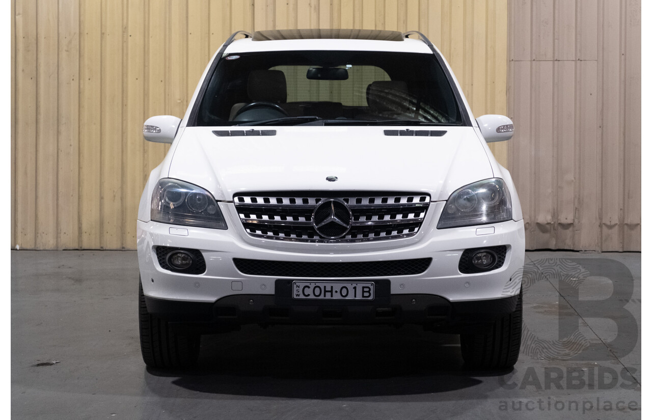 7/2008 Mercedes Benz ML320 CDI Edition 10 (4x4) W164 MY08 4d Wagon White Turbo Diesel V6 3.0L