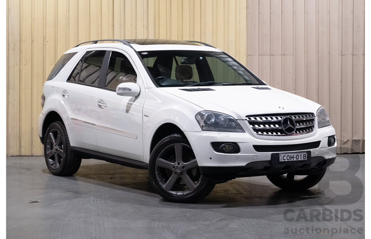 7/2008 Mercedes Benz ML320 CDI Edition 10 (4x4) W164 MY08 4d Wagon White Turbo Diesel V6 3.0L