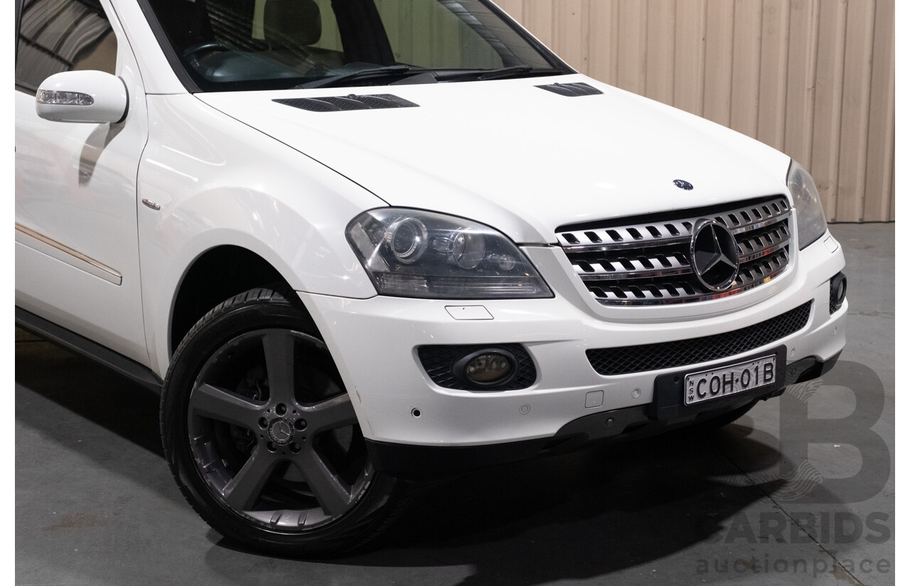 7/2008 Mercedes Benz ML320 CDI Edition 10 (4x4) W164 MY08 4d Wagon White Turbo Diesel V6 3.0L