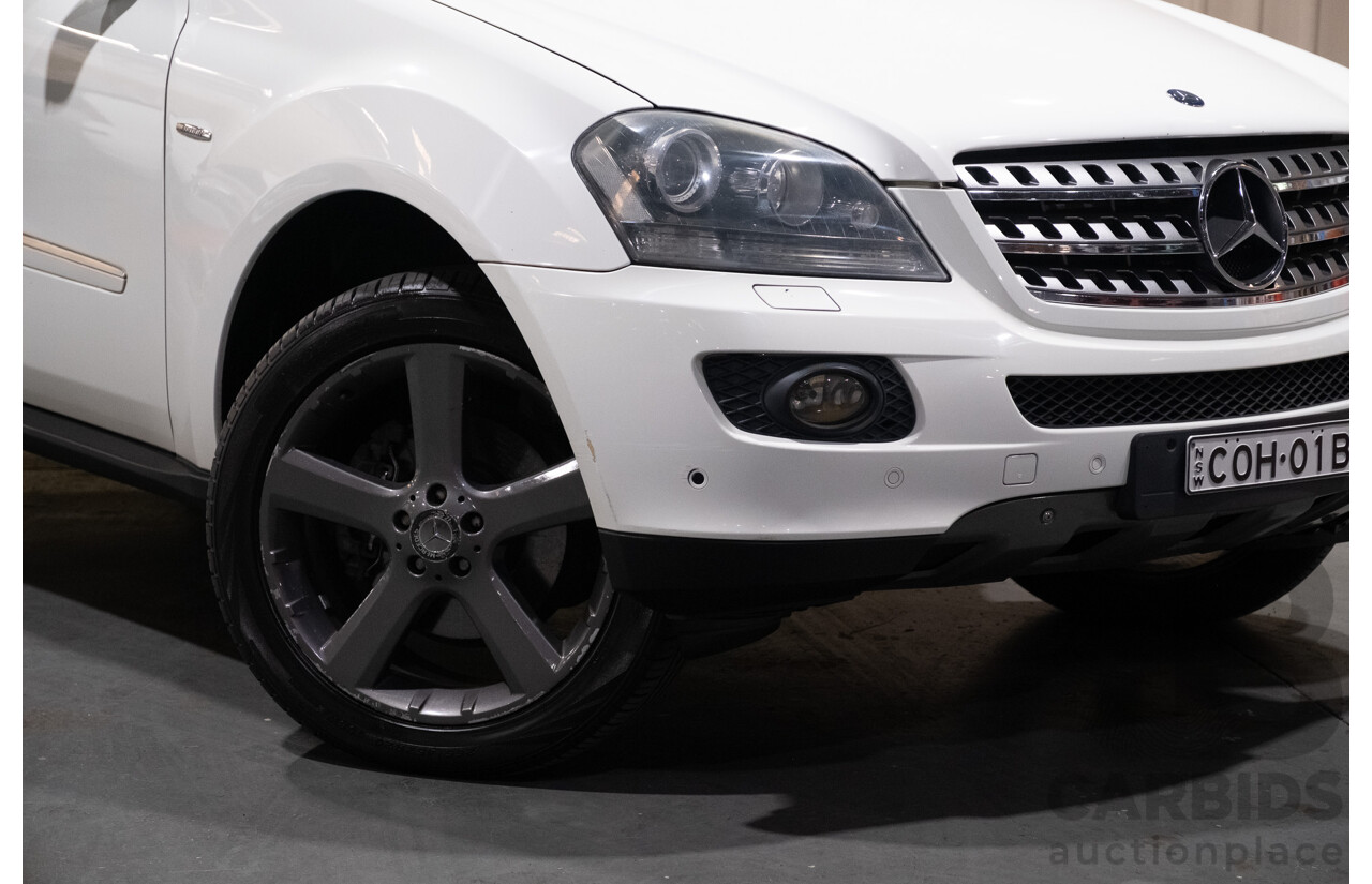 7/2008 Mercedes Benz ML320 CDI Edition 10 (4x4) W164 MY08 4d Wagon White Turbo Diesel V6 3.0L