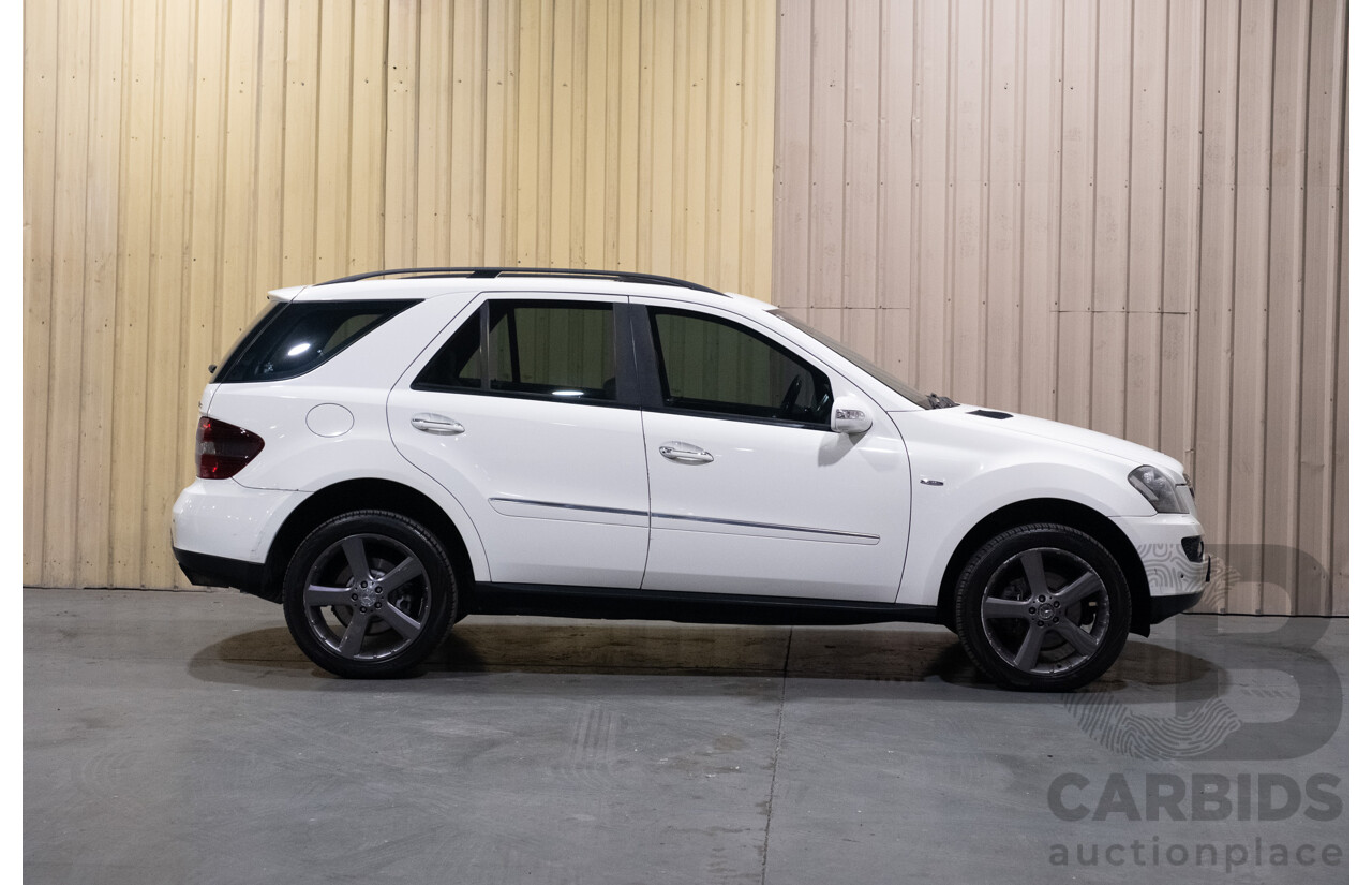 7/2008 Mercedes Benz ML320 CDI Edition 10 (4x4) W164 MY08 4d Wagon White Turbo Diesel V6 3.0L