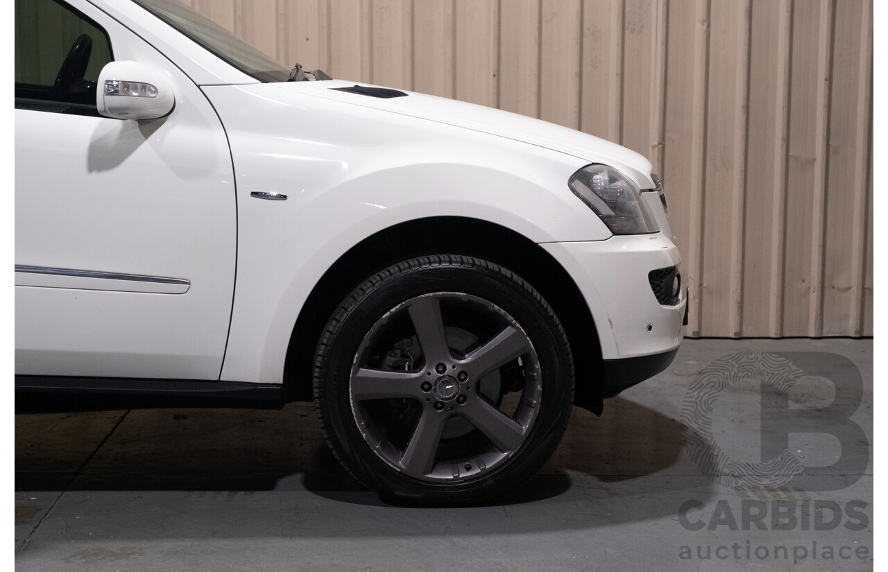7/2008 Mercedes Benz ML320 CDI Edition 10 (4x4) W164 MY08 4d Wagon White Turbo Diesel V6 3.0L