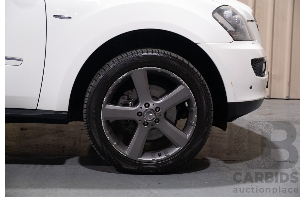7/2008 Mercedes Benz ML320 CDI Edition 10 (4x4) W164 MY08 4d Wagon White Turbo Diesel V6 3.0L