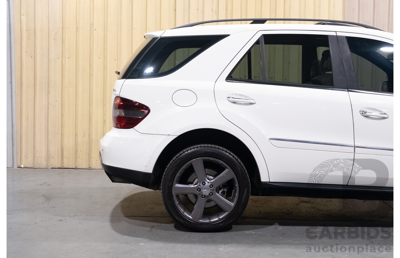 7/2008 Mercedes Benz ML320 CDI Edition 10 (4x4) W164 MY08 4d Wagon White Turbo Diesel V6 3.0L