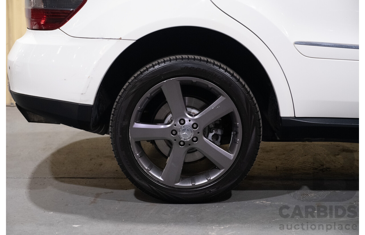 7/2008 Mercedes Benz ML320 CDI Edition 10 (4x4) W164 MY08 4d Wagon White Turbo Diesel V6 3.0L