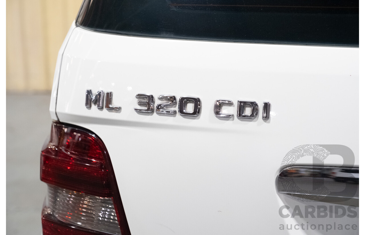 7/2008 Mercedes Benz ML320 CDI Edition 10 (4x4) W164 MY08 4d Wagon White Turbo Diesel V6 3.0L