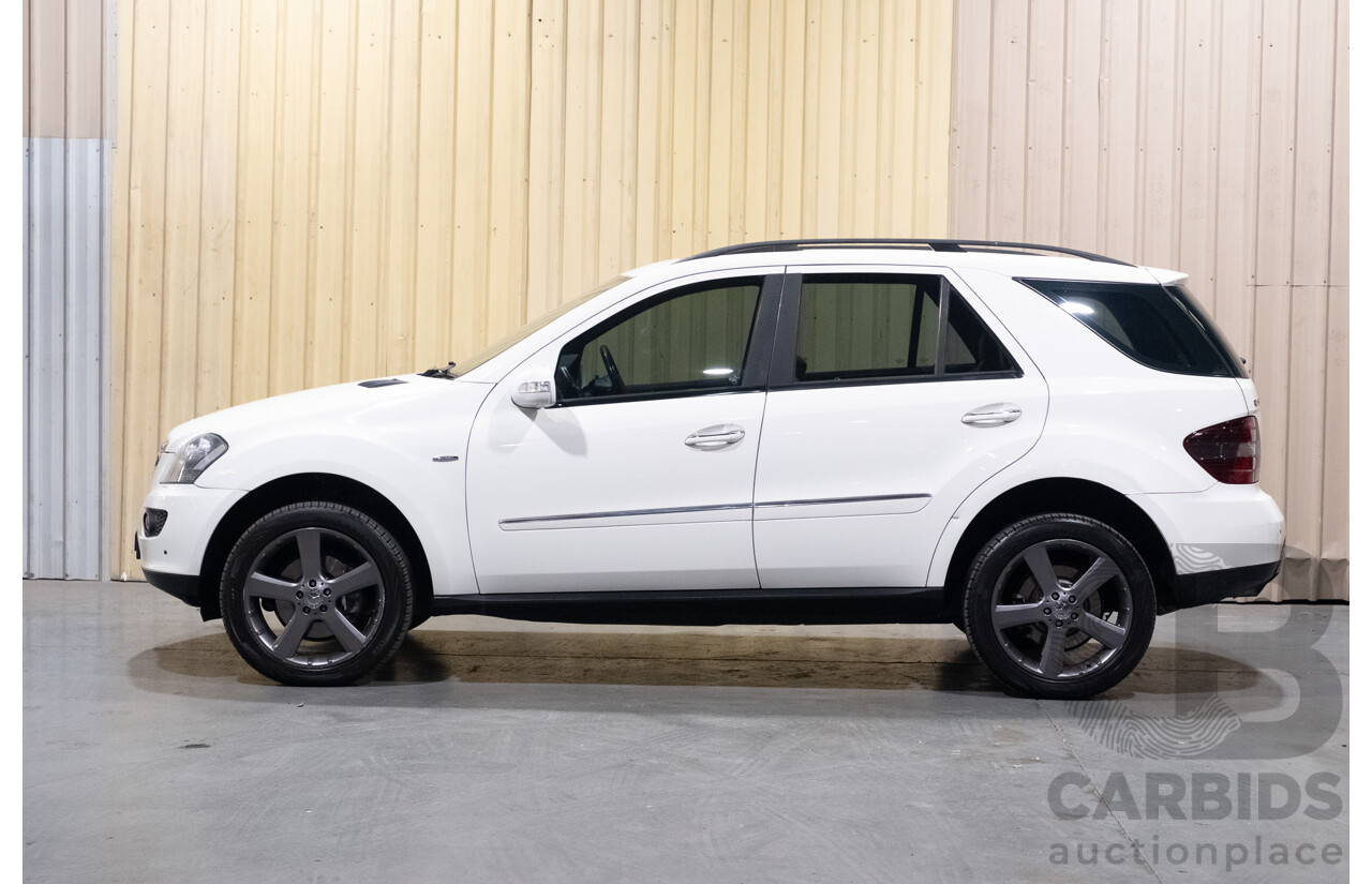7/2008 Mercedes Benz ML320 CDI Edition 10 (4x4) W164 MY08 4d Wagon White Turbo Diesel V6 3.0L