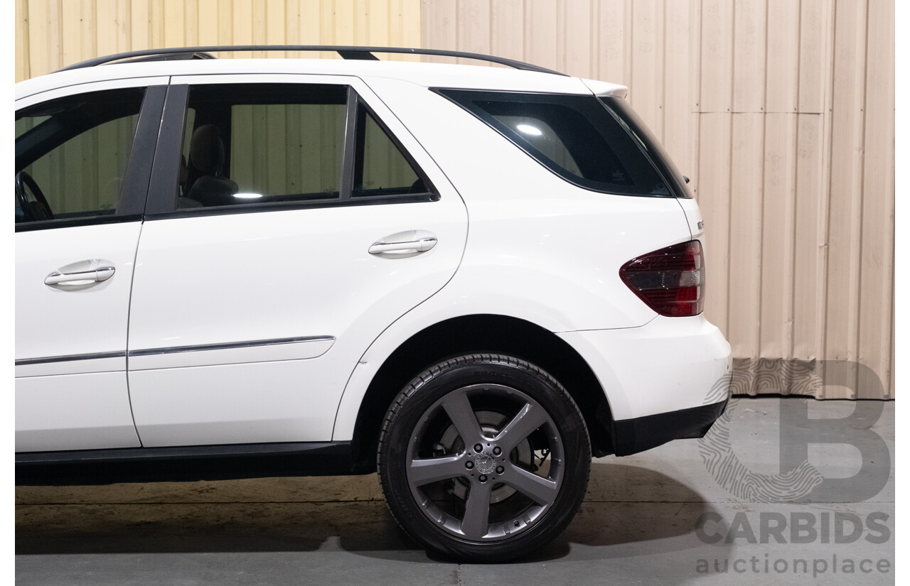 7/2008 Mercedes Benz ML320 CDI Edition 10 (4x4) W164 MY08 4d Wagon White Turbo Diesel V6 3.0L