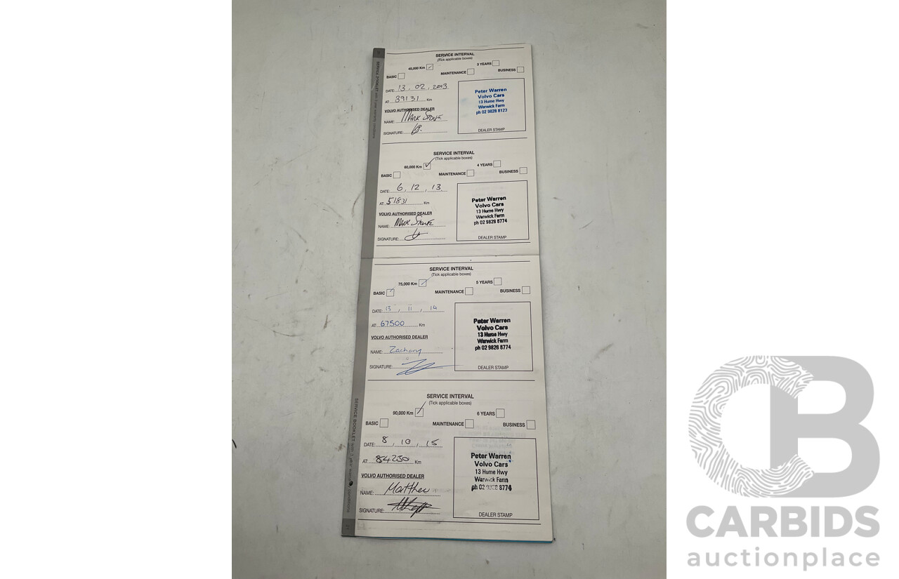 2/2010 Volvo XC90 D5 (AWD) MY11 4d Wagon Black Turbo Diesel 2.4L - 7 Seater