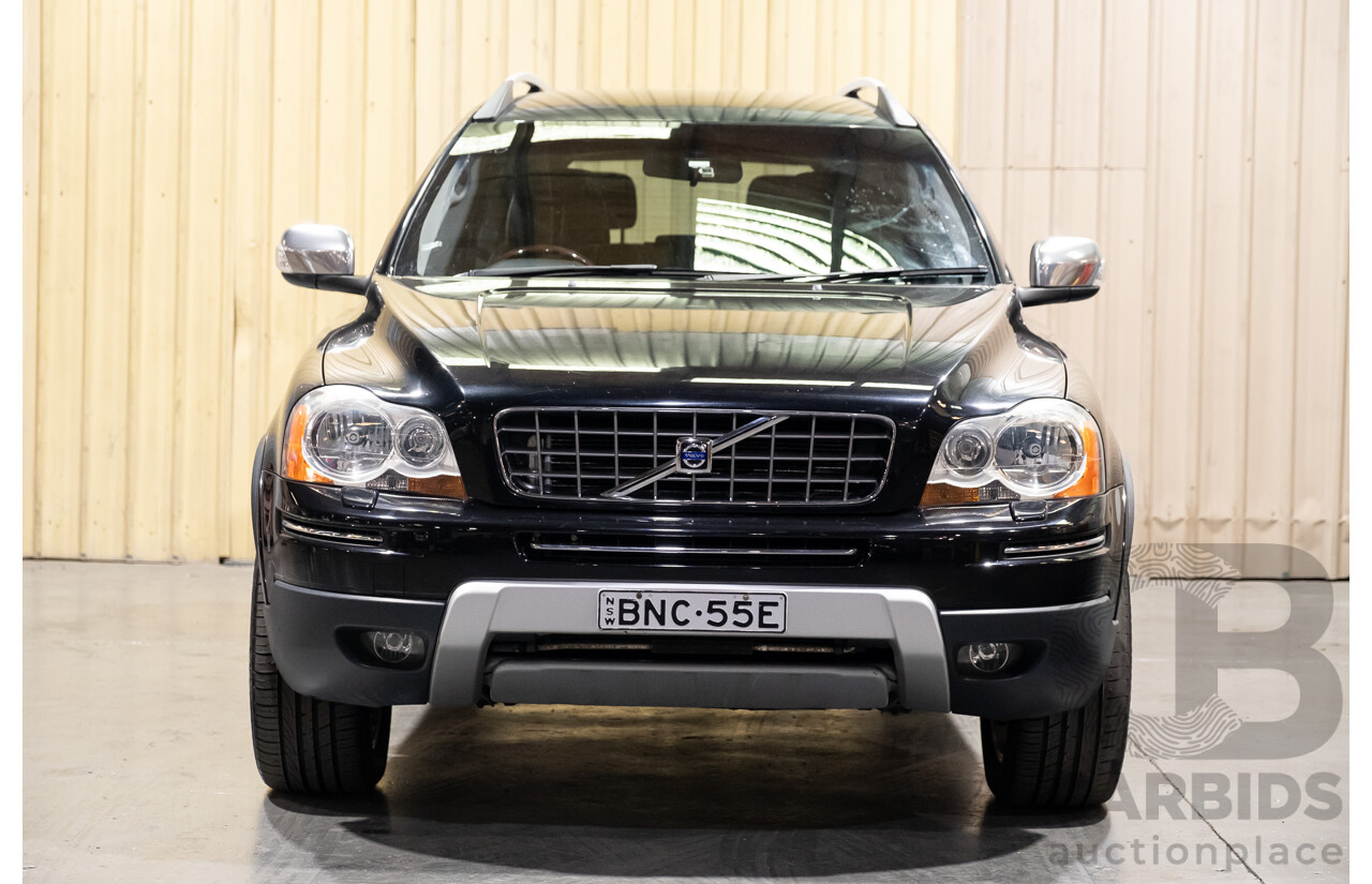 2/2010 Volvo XC90 D5 (AWD) MY11 4d Wagon Black Turbo Diesel 2.4L - 7 Seater