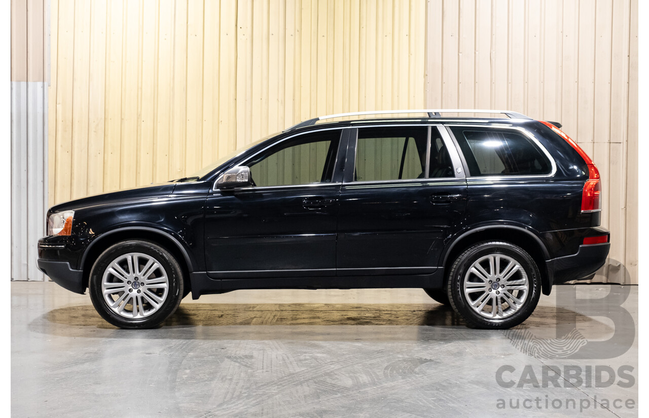 2/2010 Volvo XC90 D5 (AWD) MY11 4d Wagon Black Turbo Diesel 2.4L - 7 Seater