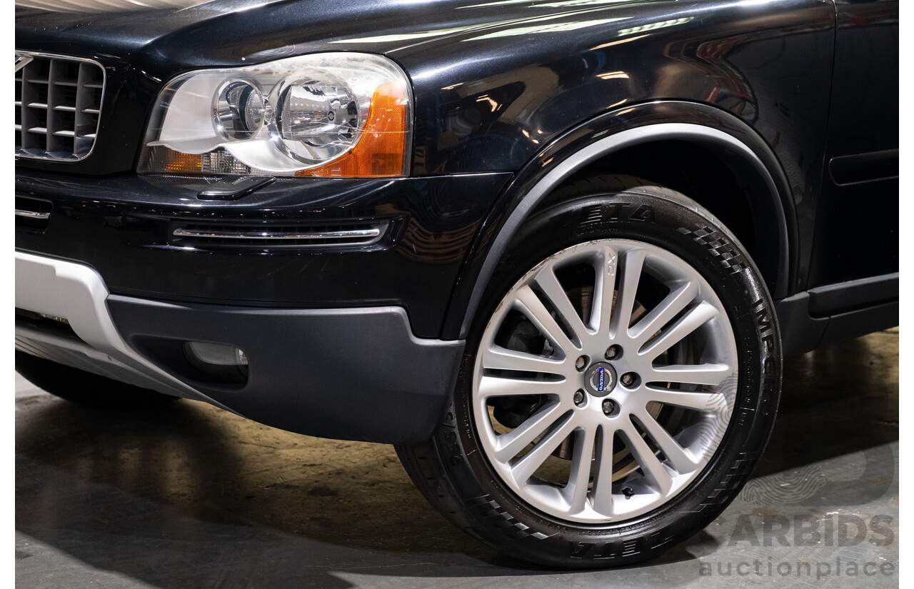 2/2010 Volvo XC90 D5 (AWD) MY11 4d Wagon Black Turbo Diesel 2.4L - 7 Seater