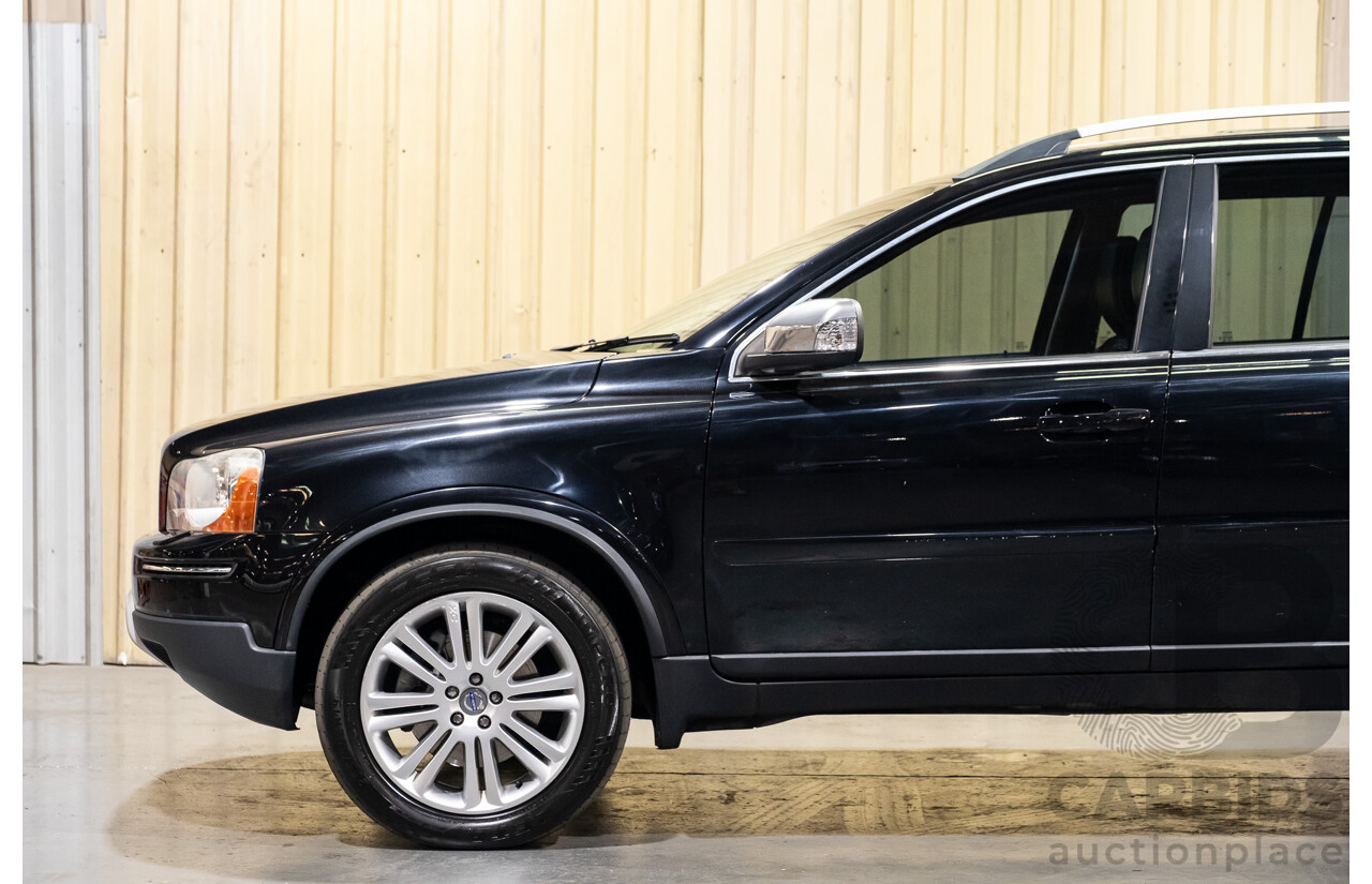 2/2010 Volvo XC90 D5 (AWD) MY11 4d Wagon Black Turbo Diesel 2.4L - 7 Seater