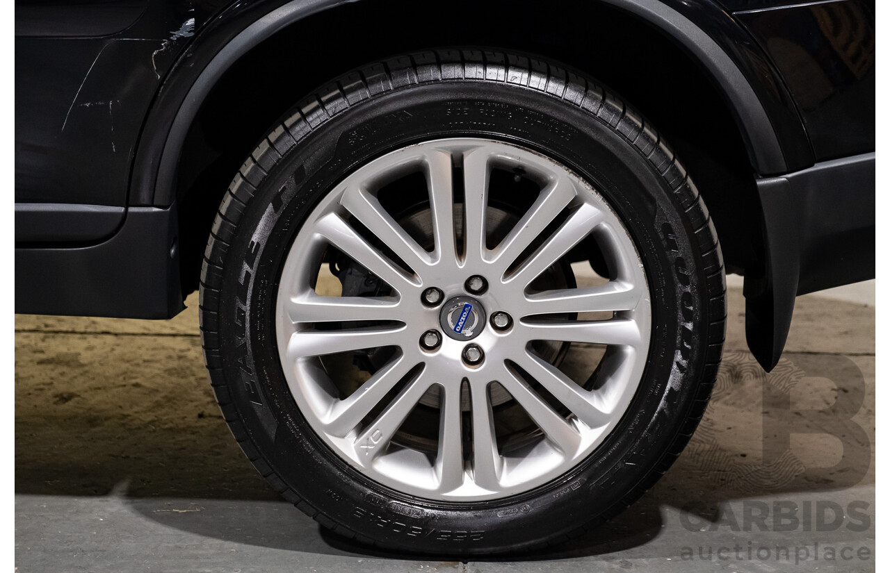 2/2010 Volvo XC90 D5 (AWD) MY11 4d Wagon Black Turbo Diesel 2.4L - 7 Seater