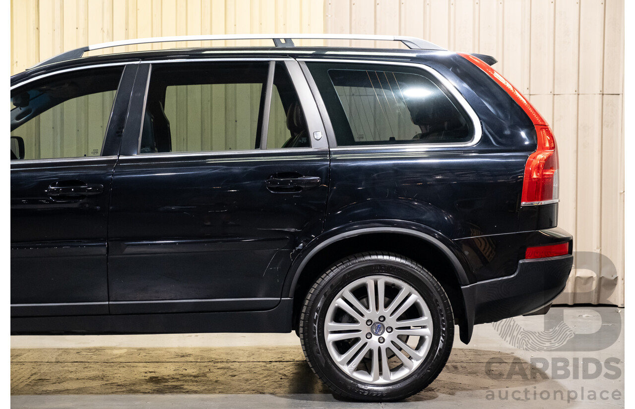 2/2010 Volvo XC90 D5 (AWD) MY11 4d Wagon Black Turbo Diesel 2.4L - 7 Seater