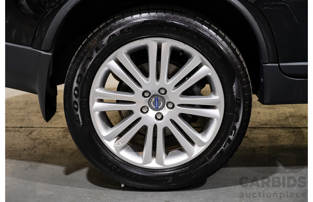 2/2010 Volvo XC90 D5 (AWD) MY11 4d Wagon Black Turbo Diesel 2.4L - 7 Seater