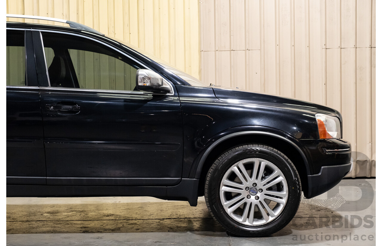 2/2010 Volvo XC90 D5 (AWD) MY11 4d Wagon Black Turbo Diesel 2.4L - 7 Seater
