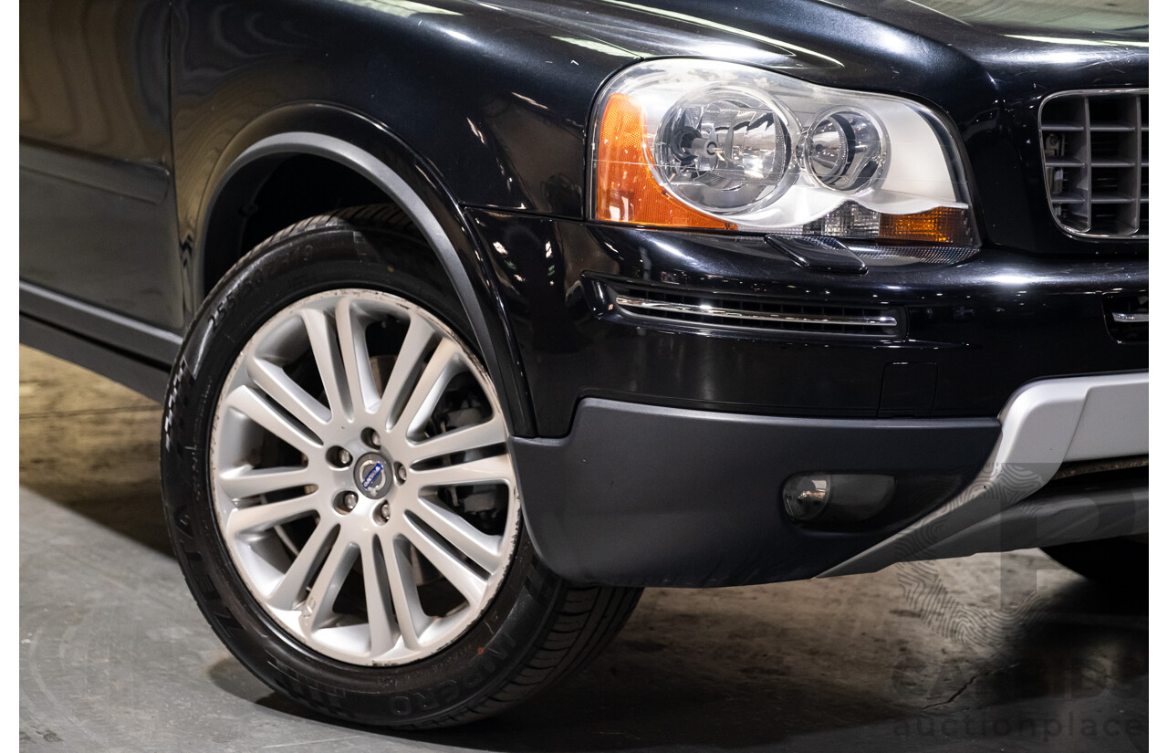 2/2010 Volvo XC90 D5 (AWD) MY11 4d Wagon Black Turbo Diesel 2.4L - 7 Seater