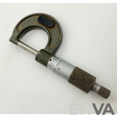 Vintage Mitutoyo 0 - 1 Inch Micrometer, Made in Japan