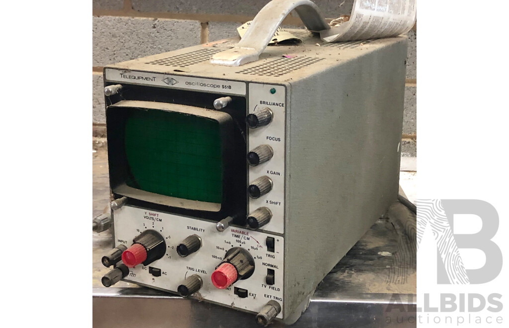 Vintage Telewuipment S51B Oscilloscope