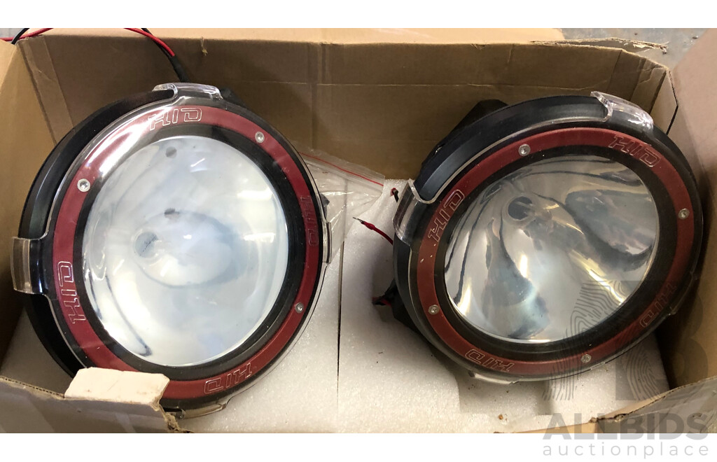 Set of 200mm HID Spotlights