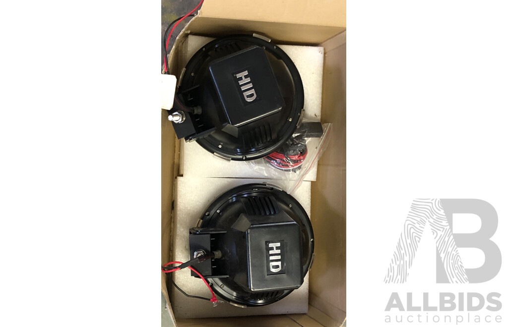 Set of 200mm HID Spotlights