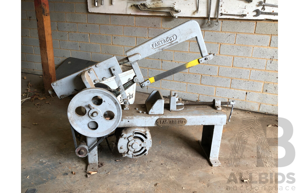 Antique Fastacut Electric Bandsaw - 909 Motor