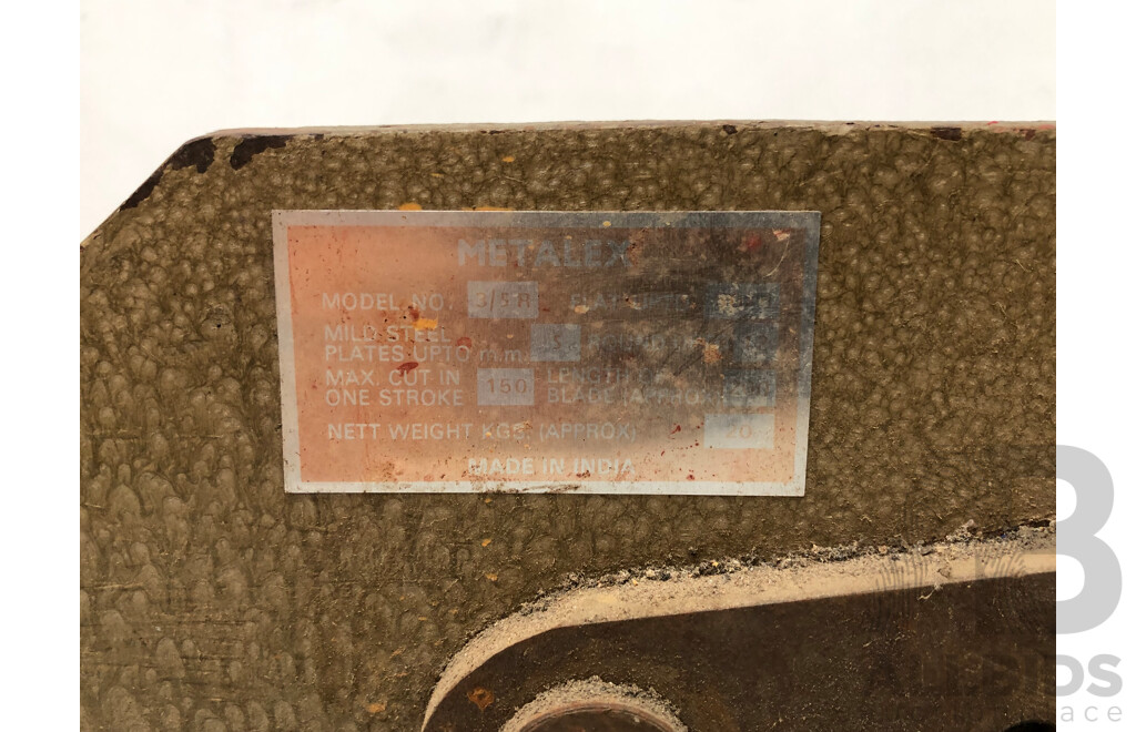Vintage Metalex 3/5R Metal Cutter