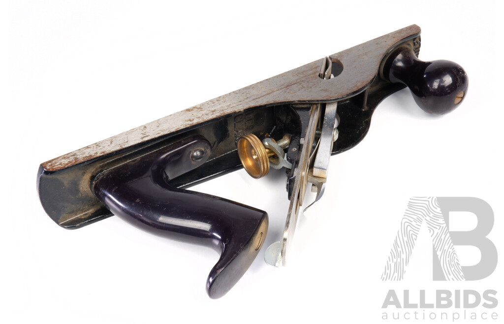 Vintage Stanley Number Ten Steel Bench Plane, Made in England