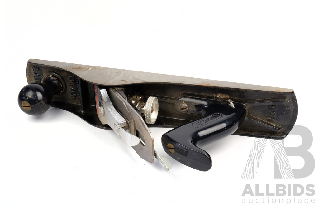 Vintage Stanley Number Ten Steel Bench Plane, Made in England