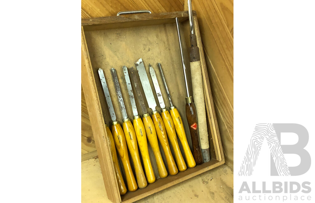 Collection of Eight Marplee Chisels and Two Others