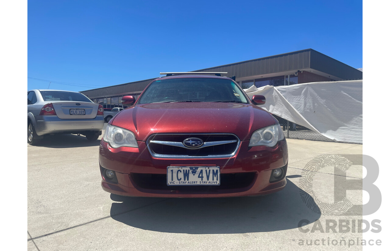 9/2008 Subaru Liberty 2.5i MY08 4d Wagon Red 2.5L