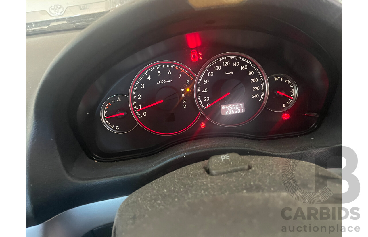 9/2008 Subaru Liberty 2.5i MY08 4d Wagon Red 2.5L