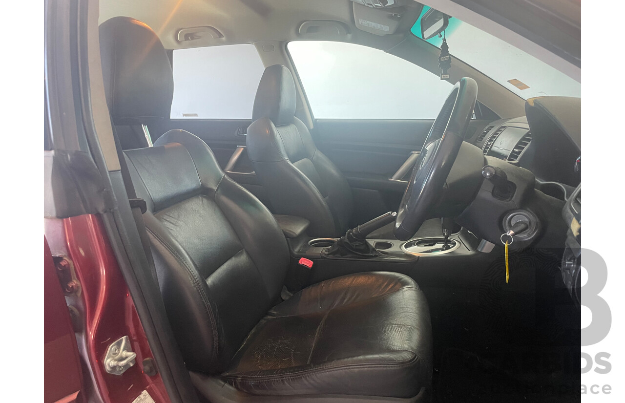 9/2008 Subaru Liberty 2.5i MY08 4d Wagon Red 2.5L