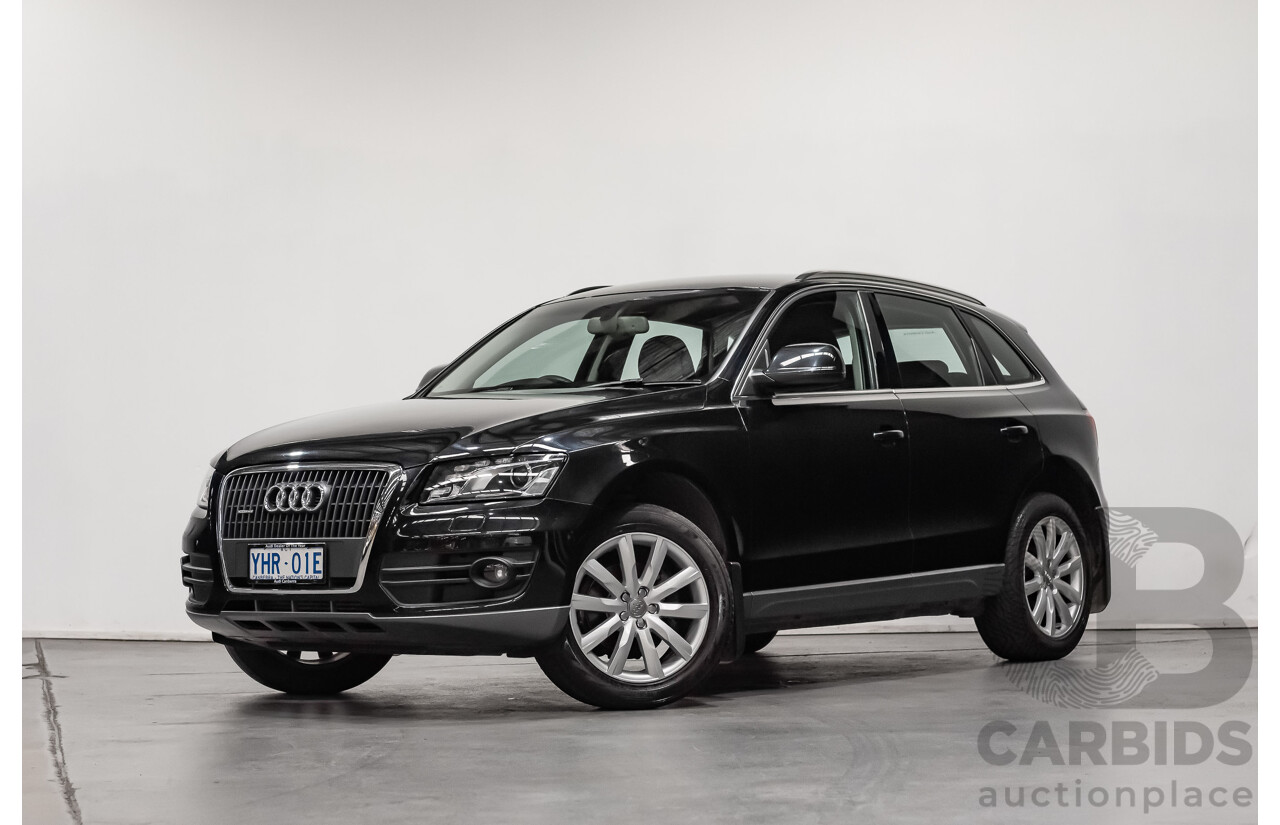 5/2010 Audi Q5 2.0 TDI Quattro (AWD) 8R MY10 4d Wagon Metallic Black Turbo Diesel 2.0L