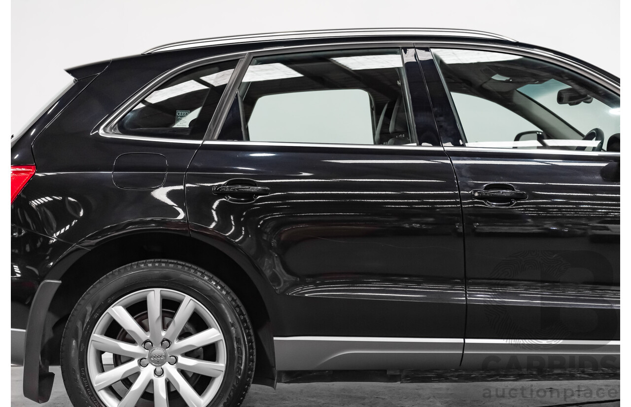 5/2010 Audi Q5 2.0 TDI Quattro (AWD) 8R MY10 4d Wagon Metallic Black Turbo Diesel 2.0L