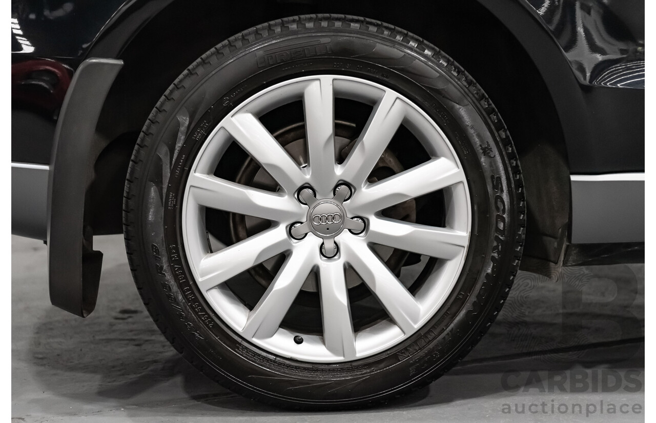 5/2010 Audi Q5 2.0 TDI Quattro (AWD) 8R MY10 4d Wagon Metallic Black Turbo Diesel 2.0L