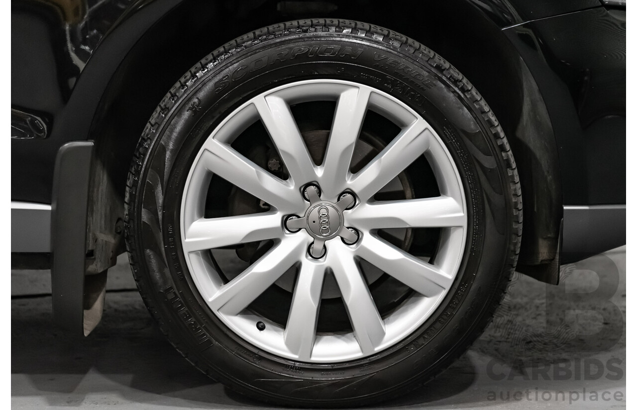 5/2010 Audi Q5 2.0 TDI Quattro (AWD) 8R MY10 4d Wagon Metallic Black Turbo Diesel 2.0L